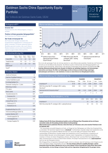 Goldman Sachs China Opportunity Equity Portfolio