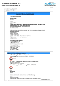 sicherheitsdatenblatt