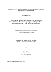 Die Bedeutung der endosonographisch - diss.fu