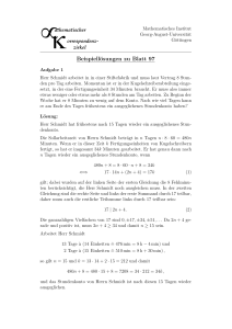 Beispiellösungen zu Blatt 97 - Mathematik an der Universität Göttingen