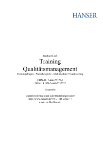 Training Qualitätsmanagement