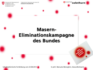 Masern-Eliminationskampagne des Bundes