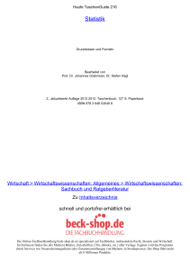 Statistik - Beck-Shop