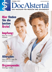 Allergien: Organspende: Impfung: Hier finden Sie