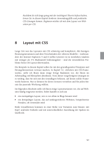 8 Layout mit CSS
