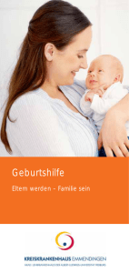 Geburtshilfe - Kreiskrankenhaus Emmendingen