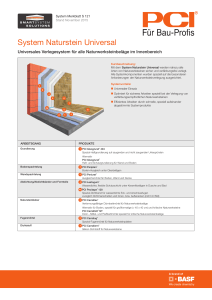 System Naturstein Universal