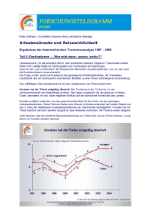 Aktuelle Forschungen - Institut für Freizeit