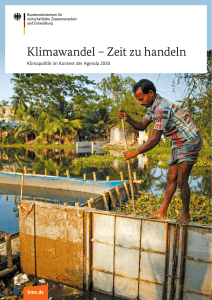 Klimawandel - Zeit zu handeln