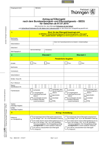 Antrag auf Elterngeld nach BEEG