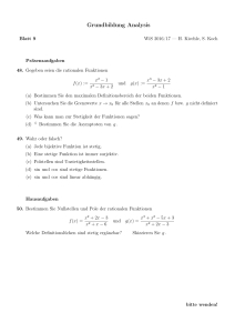 Grundbildung Analysis - math.uni