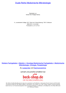 Duale Reihe Medizinische Mikrobiologie - Register - Beck-Shop