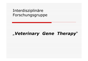 Veterinary Gene Therapy