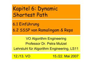 Kapitel 6: Dynamic Shortest Path