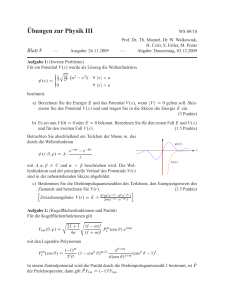 Übungen zur Physik III