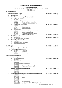 Diskrete Mathematik