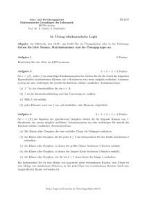12. Übung Mathematische Logik - RWTH