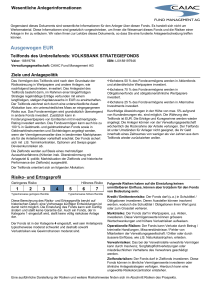 Ausgewogen EUR - Volksbank Schweiz