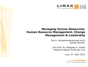 Managing Human Resources: Human Resource Management