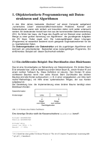 1. Objektorientierte Programmierung mit Daten