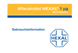 Alfacalcidol HEXAL® 1 μg