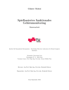 Spielbasiertes funktionales Gehirnmonitoring