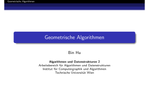 Geometrische Algorithmen