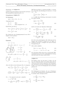 Mechanik 2 Prof. Popov WS 05/06, 9. Übung Lösungshinweise Seite