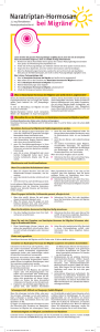 Naratriptan-Hormosan bei Migräne