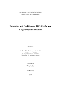 Expression und Funktion der TGF-Beta