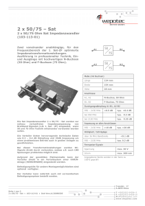 2 x 50/75 – Sat