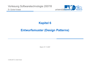 Kapitel 6 Entwurfsmuster (Design Patterns)