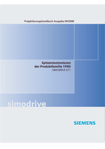 SIMODRIVE Antriebstechnik Linearmotor 1FN3 Spitzenlastmotor