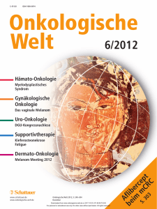 Komplettes Heft Onkologische Welt 6/2012