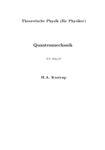 Quantenmechanik