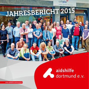 Jahresbericht 2015 - Aidshilfe Dortmund