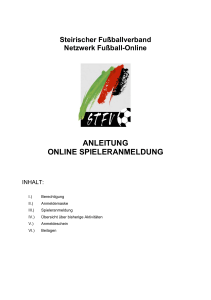 anleitung online spieleranmeldung