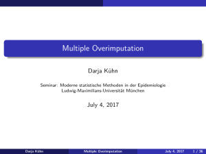 Multiple Overimputation