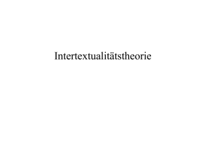 05 - Folien Intertextualität