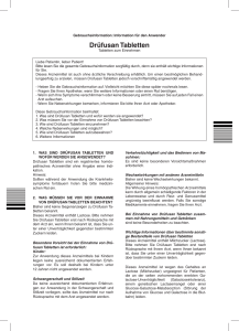 Drüfusan Tabletten Gebrauchsinformation