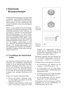 2 Elektrische Beanspruchungen