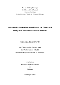 Immunhistochemischer Algorithmus zur Diagnostik maligner