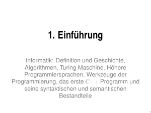 Informatik - ETH Zürich