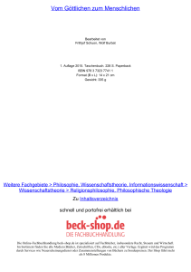 Vom Göttlichen zum Menschlichen - ReadingSample - Beck-Shop