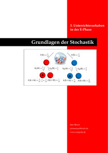 Grundlagen der Stochastik