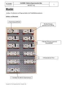 Mosfet - A-Car-Engineering GmbH