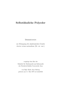 Selbstähnliche Polyeder