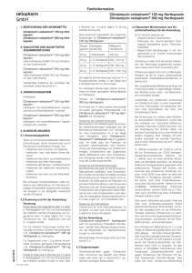 Clindamycin-ratiopharm® 150 mg Hartkapseln Clindamycin