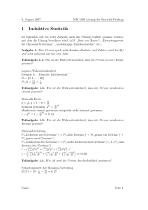 1 Induktive Statistik - XP