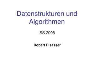 Datenstrukturen und Algorithmen